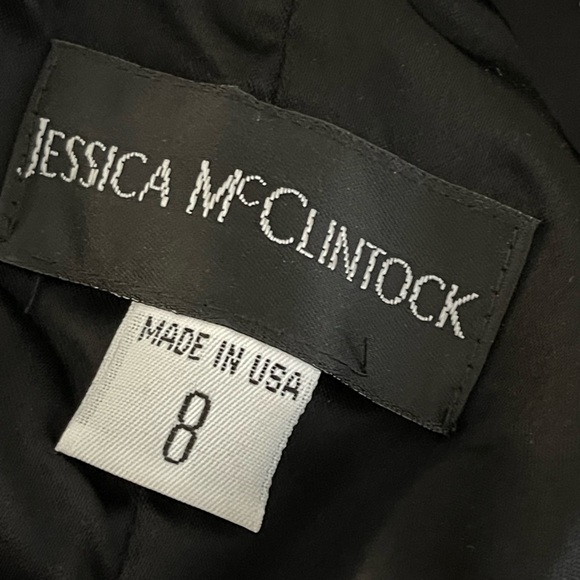 Jessica McClintock Black Glitter Gown - Picture 13 of 16